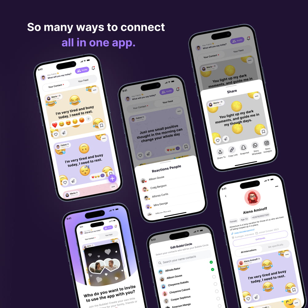 Bubbl Widget App Preview